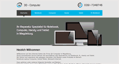 Desktop Screenshot of 3dcomputer.de