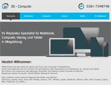 Tablet Screenshot of 3dcomputer.de